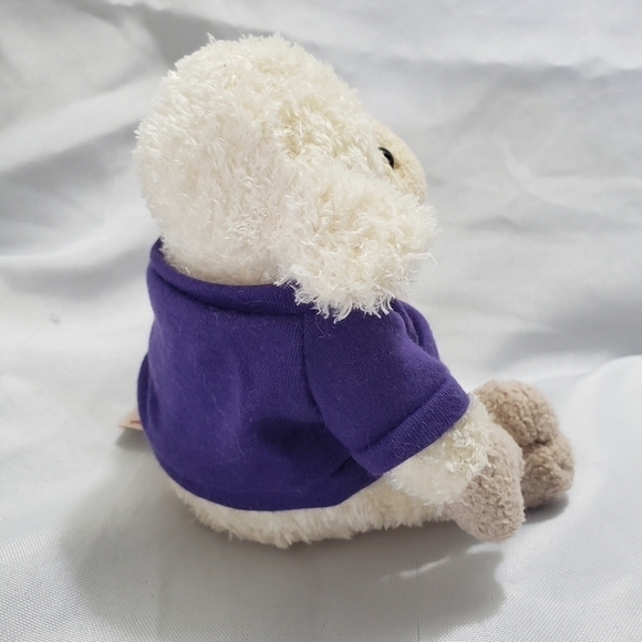 Lamb Plush Madame Toussaud's London Collectible 5.5 Inch Purple T-Shirt Soft - Picture 2 of 7